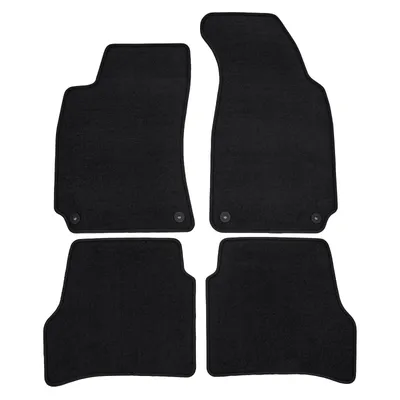 Obrázek produktu pro J&J Automotive | PREMIUM BLACK velurové autokoberce pro VW Passat B5 1997-2004 4ks