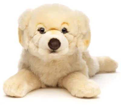 Plüsch Golden Retriever, liegend, 60 cm, ohne Geschirr