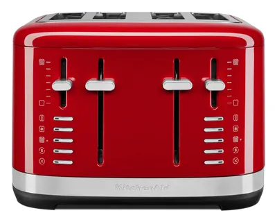 Produktbild von KitchenAid 4-Scheiben Toaster Artisan 5KMT4109 Empire Rot