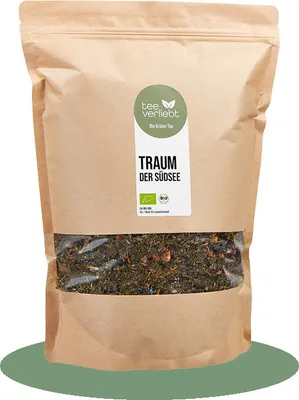 Produktbild von teeverliebt - Traum der Südsee  loser Grüntee | 1 kg