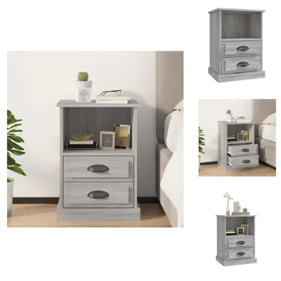 Produktbild von vidaXL Nachttisch Grau Sonoma 43x36x60 cm -  Nachttische