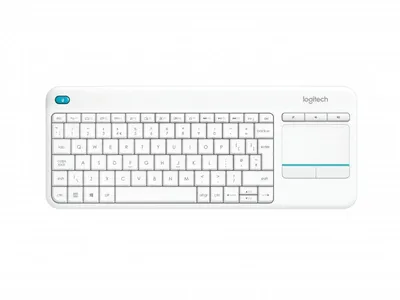 Immagine prodotto di Logitech Tastiera touch wireless K400 Plus Tastiera RF wireless QWERTY inglese Bianco