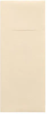 Produktbild von Papstar Airlaid Bestecktaschen, 40 x 33 cm,1/8-Falz, creme 480 Stück