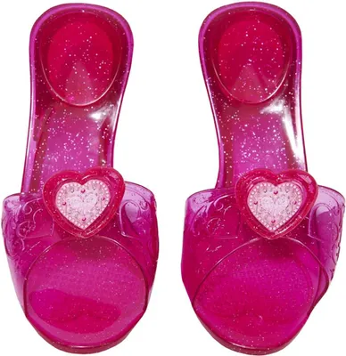 Immagine prodotto di Bristol Novelty - Scarpe di gelatina per bambine, cuore BN5884 (110-116) (Rosa)