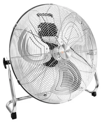 Image de Ruhhy 27835 Ventilateur sur pied en métal, 3 vitesses, 130 W, 50 cm