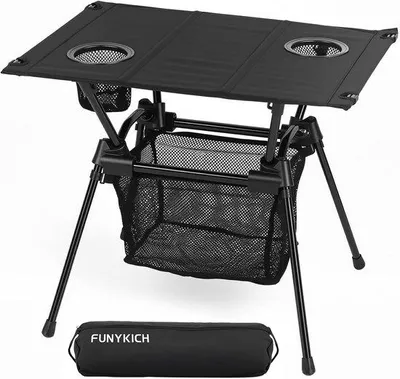 Produktbild von Klapptisch - Leichtgewicht Aluminium - 59 x 43 x 51 cm - Schwarz