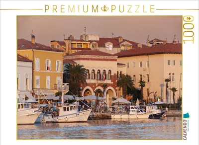 Produktbild von CALVENDO Puzzle Hafen von Porec, Istrien, Kroatien | 1000 Teile Lege-Größe 64x48cm Foto-Puzzle für glückliche Stunden