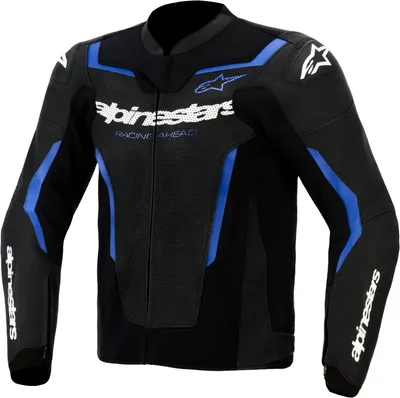 Produktbild von Alpinestars GP Force V2 Air Motorrad Lederjacke, schwarz/blau, 54