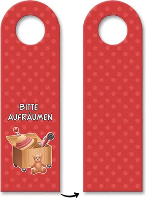 Produktbild von 3x Türhänger Türanhänger Türschild Schild an der Türklinke