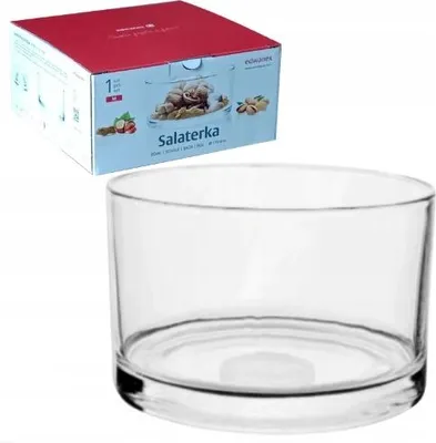 Produktbild von Glas Salatschüssel Simple 11 cm Schüssel Schichtsalat POLNISCHES PRODUKT SCHÖN