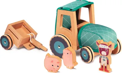Produktbild von Lilliputiens Traktor Holz Rosalie Holz/Neopren Holz/Neopren
