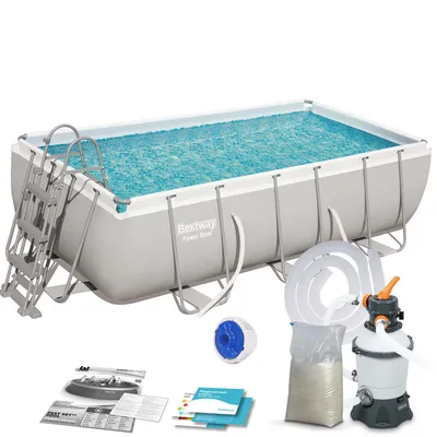 Obrázok produktu pre Basen ogrodowy stelażowy 404 x 201 x 100 cm 11w1 Bestway
