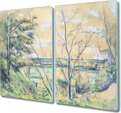 Produktbild von Coloray Hackbrett Herdabdeckplatte 2x30x52 cm Küchenbrett Kochplattenabdeckung Schneidebrett - Natur