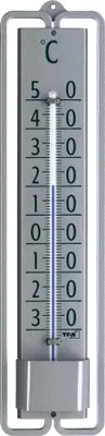 Zdjęcie produktu dla TFA - Analogowy termometr wewnętrzny/zewnętrzny NOVELLI DESIGN 12.2001.54 - srebrny
