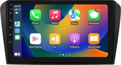 Immagine prodotto di Autoradio con Bluetooth e CarPlay per Mazda 3 (2004-2009), compatibile con Apple e Android, impianto stereo, sistema di navigazione, 2 GB di RAM, 32 GB di memoria interna