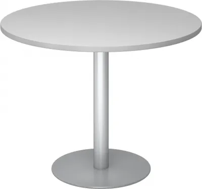 Produktbild von BISTRO F100R S - System Konferenztisch Grau Silber Ø 100