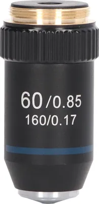 Obrázok produktu pre Achromatický objektívny mosadzný objektív 60X pre biologické laboratórne rozhranie 20,2 mm
