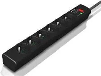 Obrázok produktu pre Eaton PS6F, 525 J, 6 AC zásuvky/AC zásuviek, Typ E, 220 - 250 V, 50 - 60 Hz, 10 A