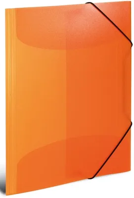 Produktbild von 3 HERMA Sammelmappen DIN A4 orange transparent
