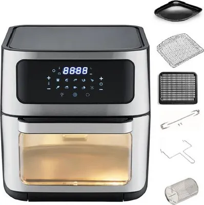 Immagine prodotto di Zephir ZHC121N, Friggitrice ad aria calda, 12 l, 80 °C, 200 °C, 90 min, autonoma
