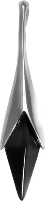 Zdjęcie produktu dla Wisiorek z srebra próby 925, 3,5 cm, z białym syntetycznym onyksem w kolorze czarnym 025240039