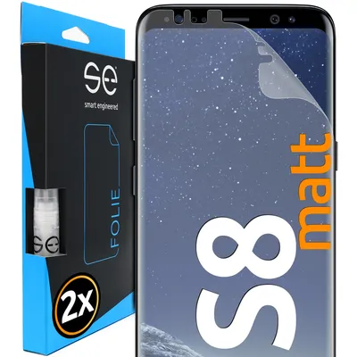 Produktbild von 2x se® 3D Schutzfolie (entspiegelt) Samsung Galaxy S8