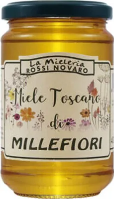 Image de Miel de fleurs italien, 400 g (Miele Toscano di Millefiori)