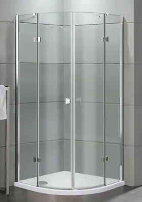 Produktbild von TrendLine Runddusche Easy-6 Open Drehtür 90 x 90 cm Klarglas chrom