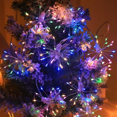 Lichterkette Feuerwerk 1,5 m, 100 LEDs, bunt, Indoor