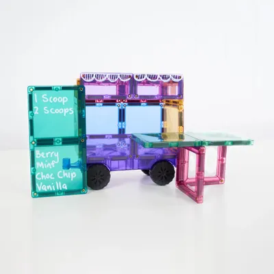 Image de Connetix Tiles - Jeu de construction magnétique PASTEL (26 pièces)