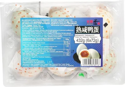 Produktbild von Goosun Enteneier gekocht und gesalzen 432g