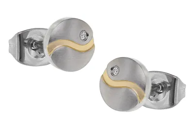 Immagine prodotto di Orecchini in titanio con 2 diamanti - Boccia Jewelry Modello: 05028-04