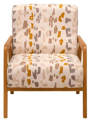 Produktbild von Einzelsessel Beige Designer 2x Lehnstuhl Polstersessel Luxus Möbel