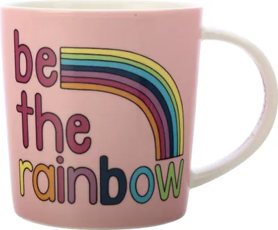 Obrázok produktu pre Hrnček BE KIND 380 ml, Be The Rainbow, porcelán, v darčekovej krabičke