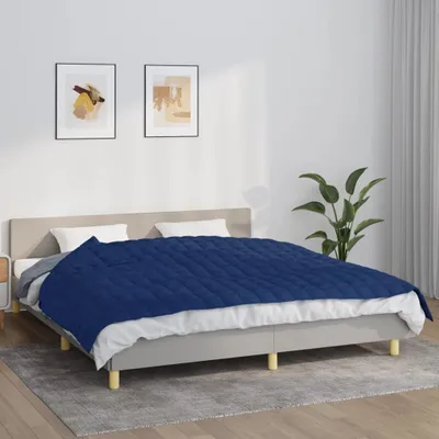 Obrázek produktu pro Zátěžová deka The Living Store modrá 155x220 cm 7 kg látka