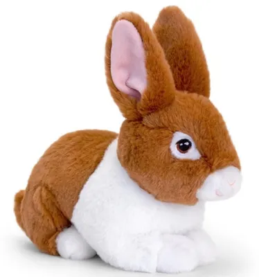 Produktbild von Keel Toys Pluschhase - Pluschtier - braun - sitzend - 25 cm - kuscheliger Hase