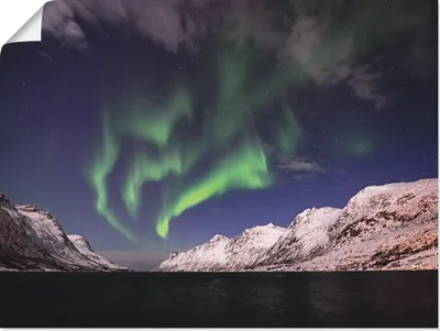 Produktbild von ARTland Poster Nordlicht Norwegen I Größe: 60x45 cm