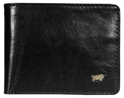 Produktbild von Portemonnaie COUNTRY RFID Geldbörse 3+3 Kartenfächer schwarz Herren - Leder
