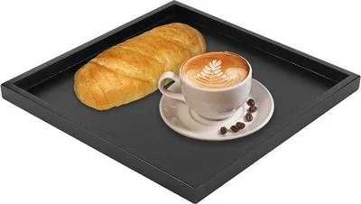 Immagine prodotto di Vassoio quadrato da 30 cm per la colazione e il caffè