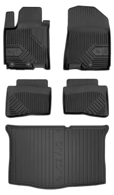 Obrázok produktu pre Autokoberce 3D TPE + vaňa kufra DryZone pre: Hyundai i20 II 2014-2020 hatchback 5 ks