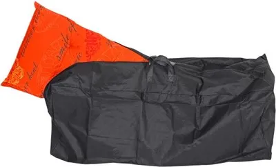 Obrázok produktu pre Ochranný poťah na vankúš na stoličku - Čierny - 125x32x50 cm - Polyester PVC