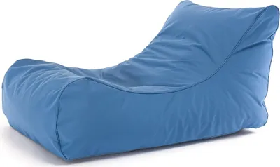 Produktbild von Ecopuf Master Outdoor Sitzsack wasserfest für Garten, Balkon & Terrasse, Farbe: Blau