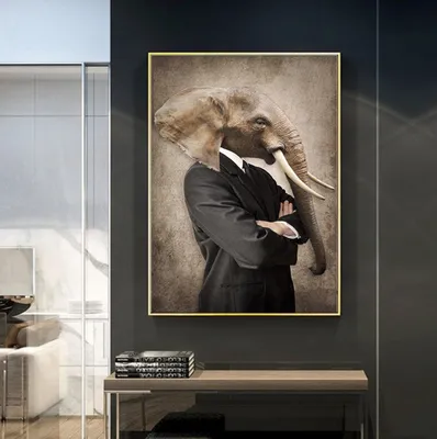 Produktbild von TPFLiving Kunstdruck LW-754 (OHNE RAHMEN) Poster - Leinwand - Wandbild - Hochauflösender Giclée-Druck, langlebig und hochwertig - Zebra, Löwe, Kuh, Tiger, Hund. Wolf, Vogel, Elefant - Größe: 70x100cm