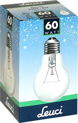 Produktbild von Leuci Normal LAMP Clear E27 017427 GlÃ1/4hlampe, klar, 60 Watt