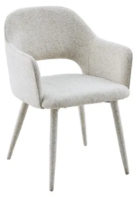 Produktbild von HOMLA CONTE Stuhl in beige Stoff 55x62x85 cm