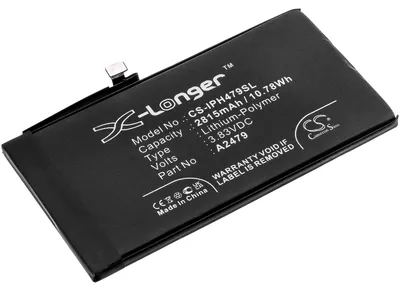 Produktbild von TECHTEK Akku Kompatibel mit [Apple] A2408, iPhone 12, iPhone 12 Max, iPhone 12 Pro Ersetzt A2431, für A2479