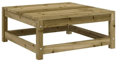 Immagine prodotto di Sgabello da giardino in legno di pino impregnato, dimensioni 70 x 70 x 30 cm