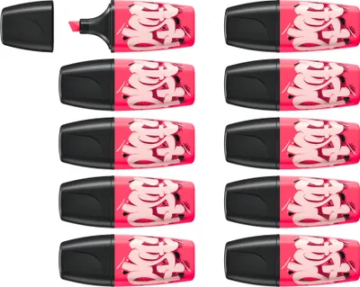 Imagen del producto de Marcador Boss Mini de Snooze One, color rosa, paquete de 10 unidades