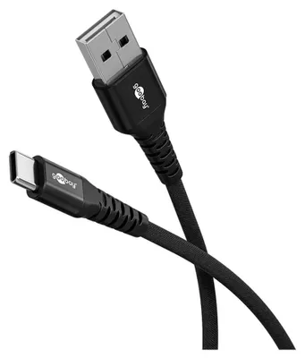 Immagine prodotto di Goobay 74527 Cavo USB 2.0 2 m USB C USB A Nero