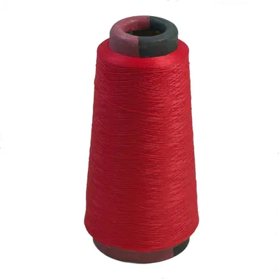 Produktbild von 5000m elastisches Garn für Overlockmaschinen Polyestergarn, Freie Farbwahl, Farbe:hellrot